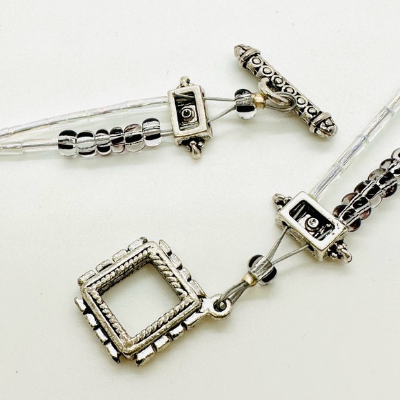 Modern Vintage Venetian Art Glass Bead Necklace - Picture 6 of 17